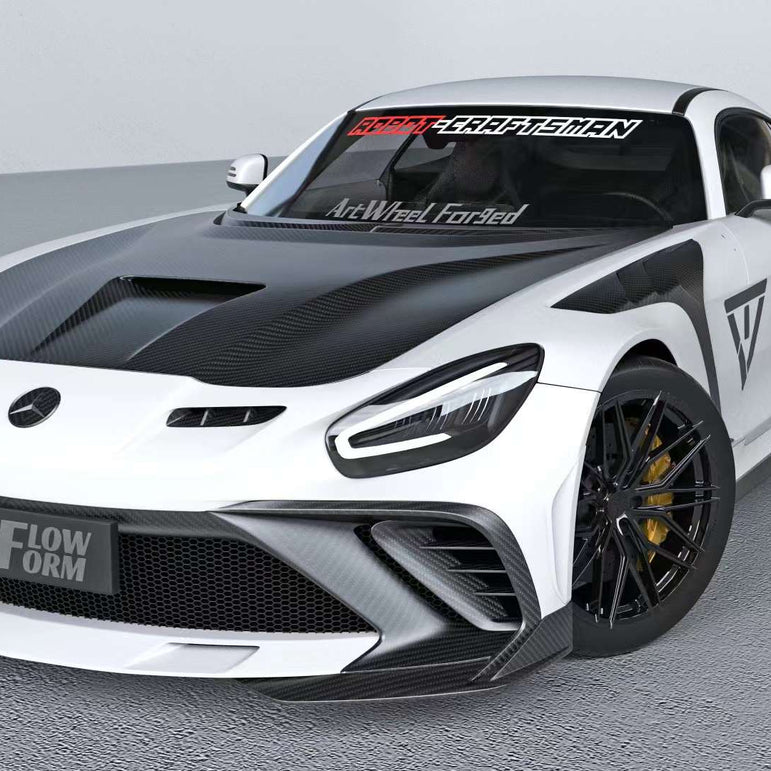 Robot Works Mercedes AMG GT Front Arch Aftermarket Carbon Fiber Part / Bodykit - Robot Bodykits