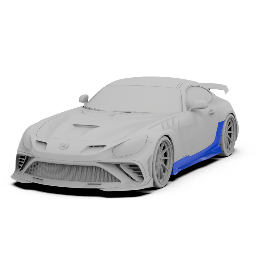 Robot Works Mercedes AMG GT Side Skirts Aftermarket Carbon Fiber Part / Bodykit - Robot Bodykits