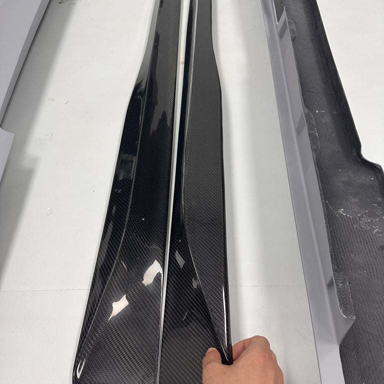 Robot Works Mercedes AMG GT Side Skirts Aftermarket Carbon Fiber Part / Bodykit - Robot Bodykits