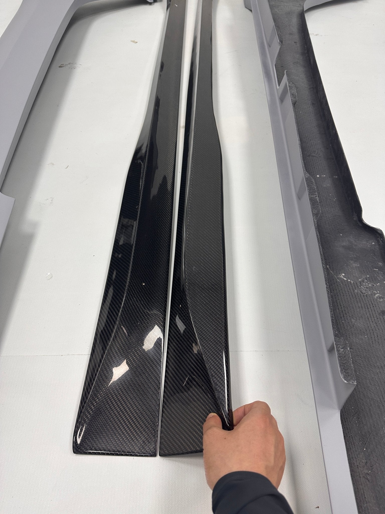 Robot Works Mercedes AMG GT Side Skirts Aftermarket Carbon Fiber Part / Bodykit - Robot Bodykits