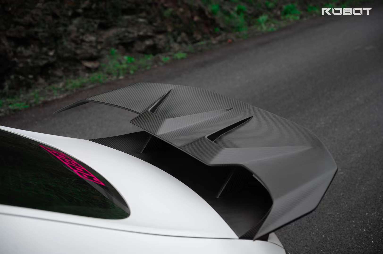 Robot Works Mercedes AMG GT Spoiler Aftermarket Carbon Fiber Part / Bodykit - Robot Bodykits