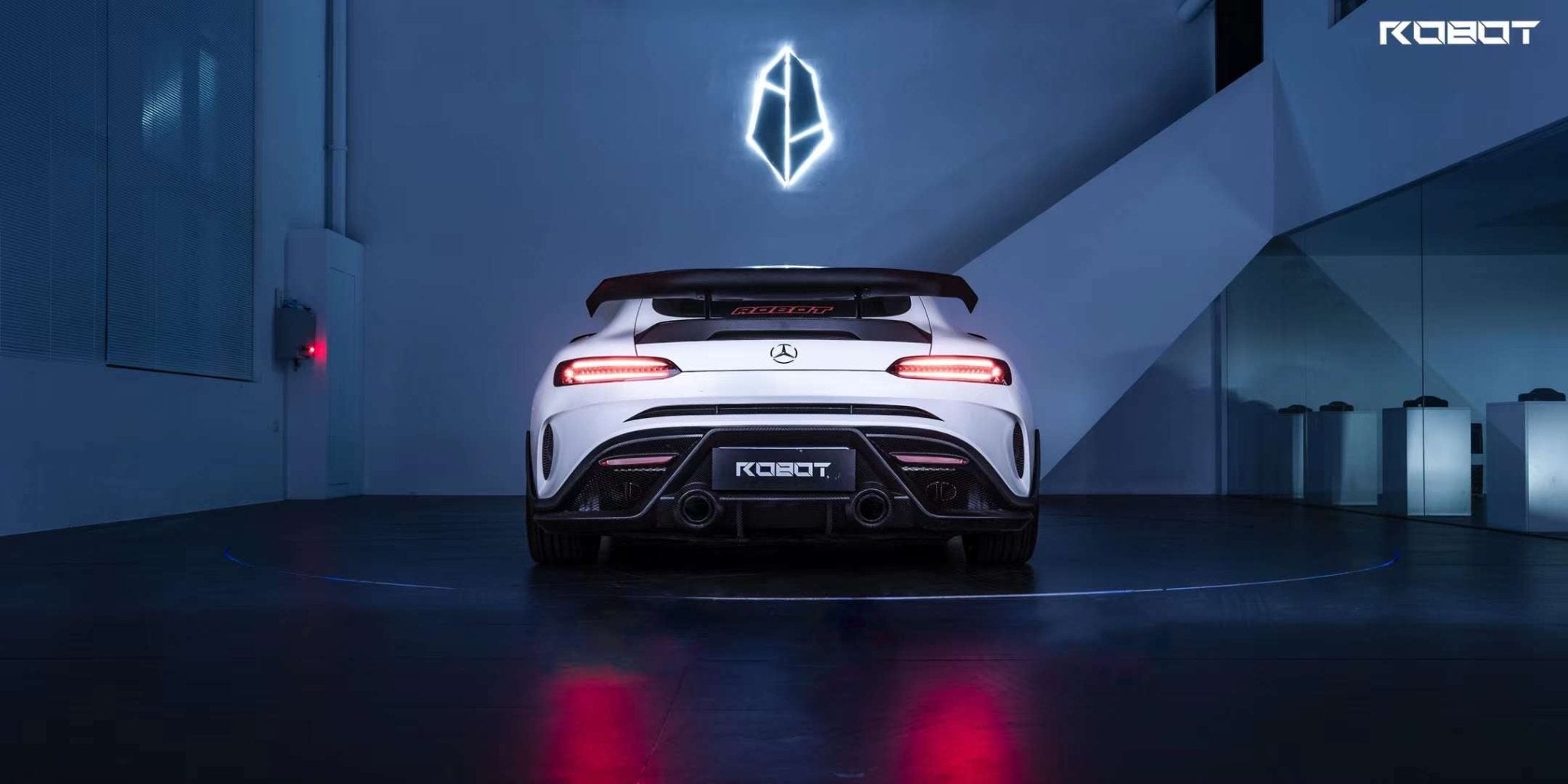 Robot Works Mercedes AMG GT Spoiler Aftermarket Carbon Fiber Part / Bodykit - Robot Bodykits