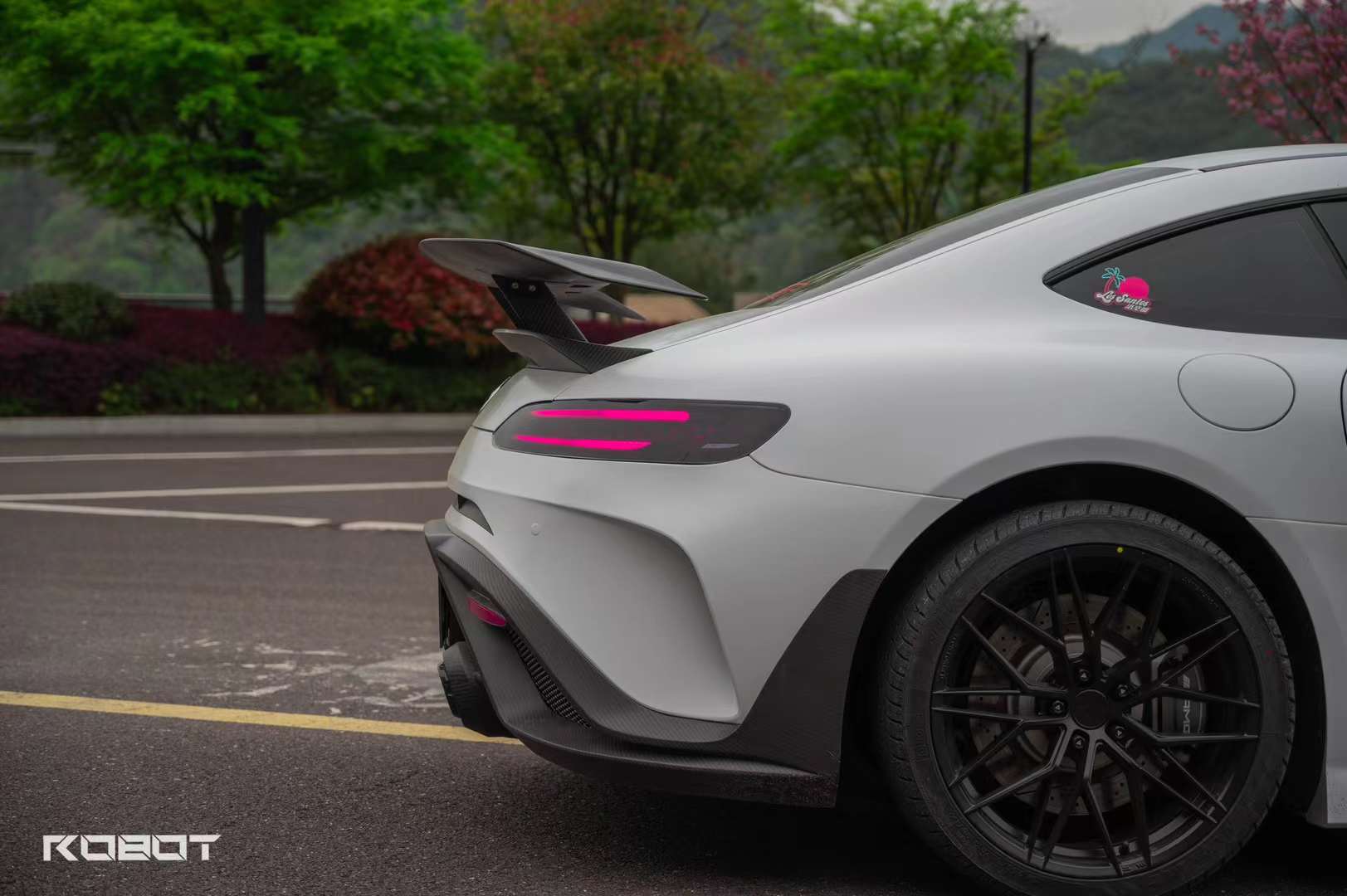 Robot Works Mercedes AMG GT Spoiler Aftermarket Carbon Fiber Part / Bodykit - Robot Bodykits