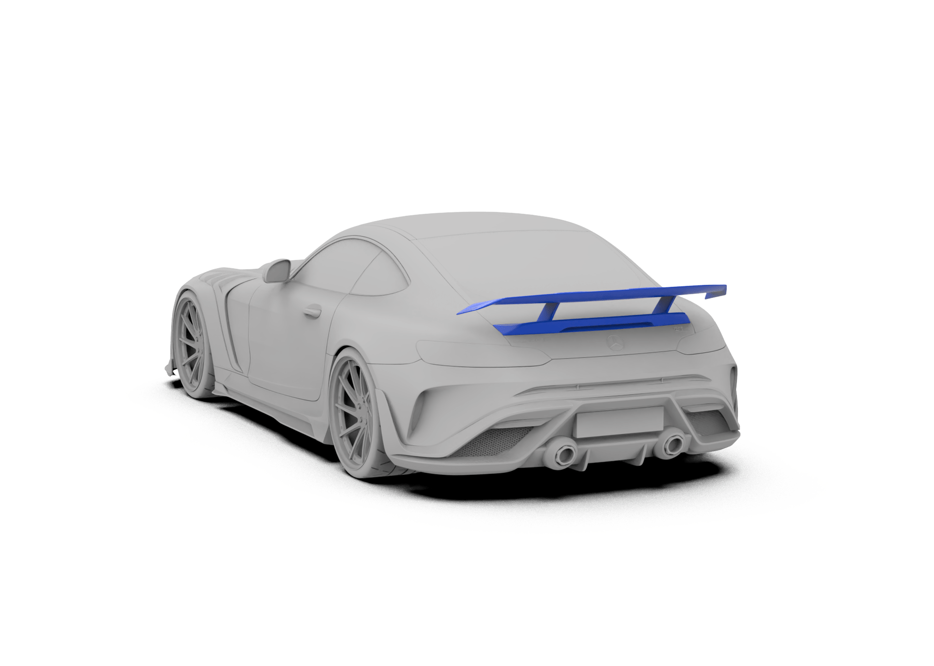 Robot Works Mercedes AMG GT Spoiler Aftermarket Carbon Fiber Part / Bodykit - Robot Bodykits