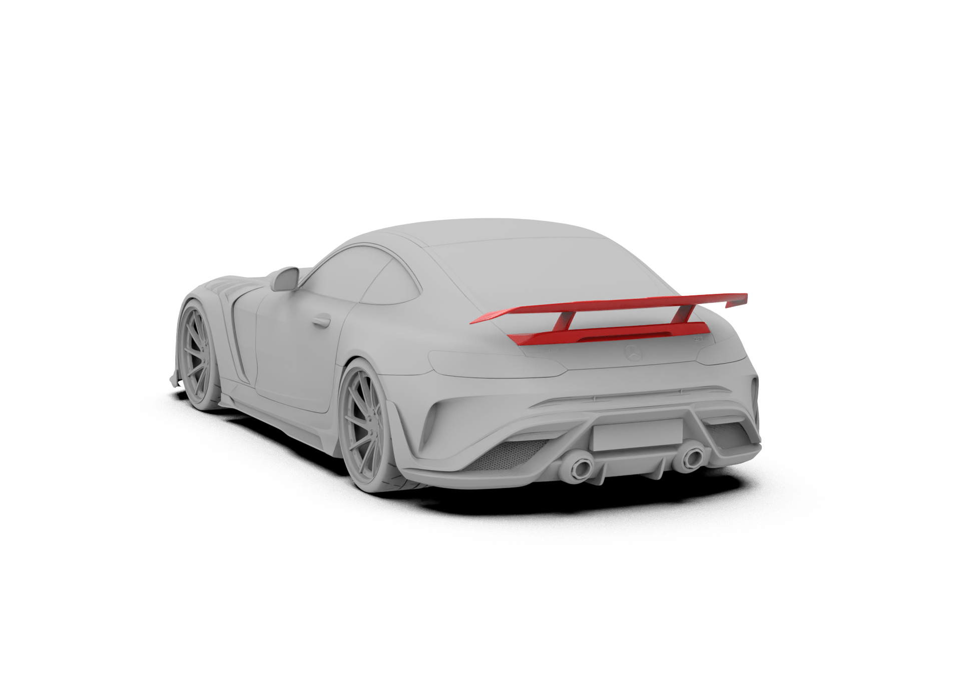 Robot Works Mercedes AMG GT Spoiler Aftermarket Carbon Fiber Part / Bodykit - Robot Bodykits