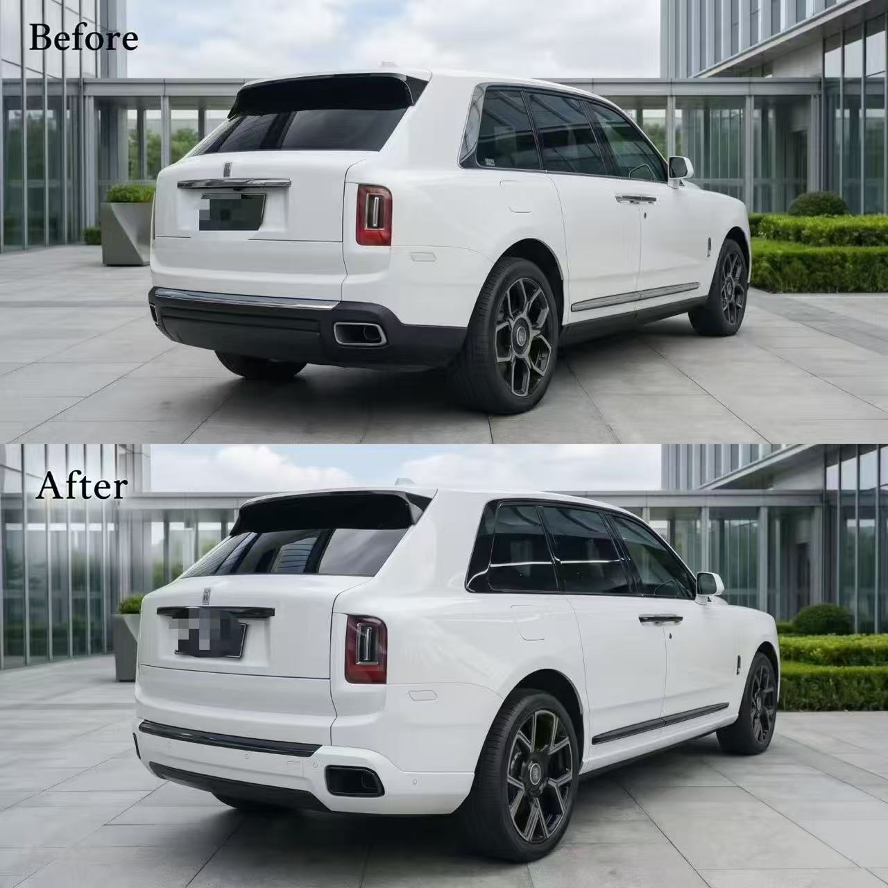 Rolls - Royce Cullinan (2018–2024) — 2025 Model Shape Conversion Kit Aftermarket Carbon Fiber Part / Bodykit - Robot Bodykits