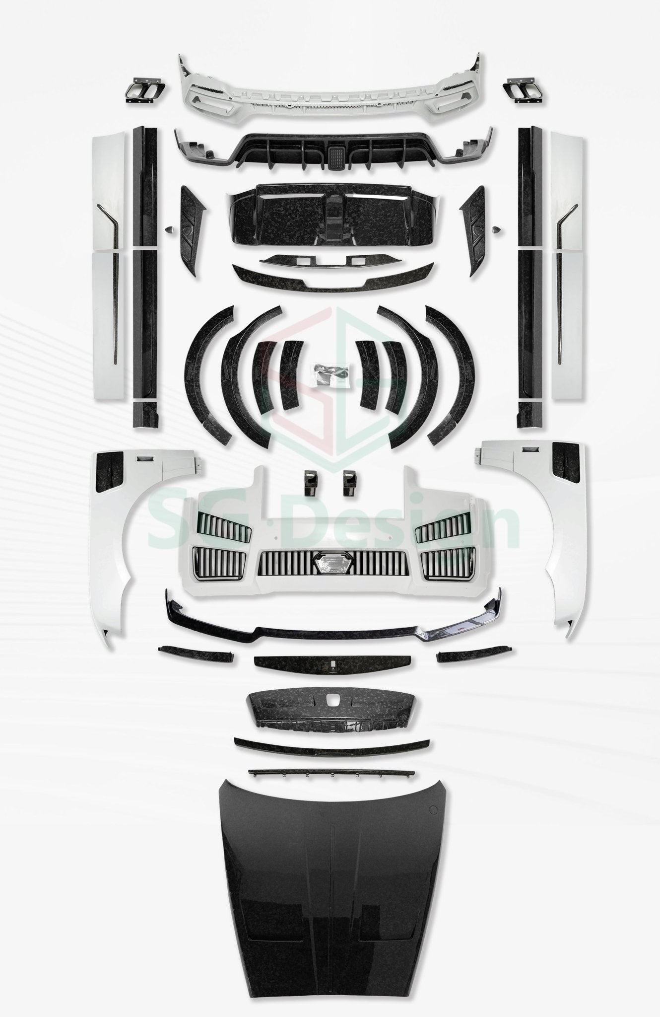 Rolls - Royce Cullinan (2018–2024) & 2025 (Series 2) Full Bodykit Aftermarket Carbon Fiber Part / Bodykit - Robot Bodykits
