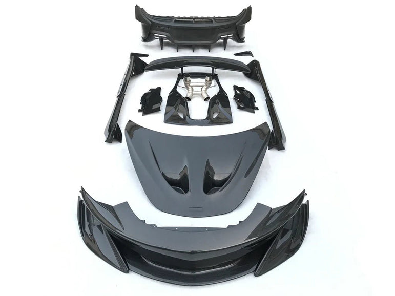SD Carbon 600LT Conversion Body Kit for McLaren 540C 570S Full Prepreg / Dry Carbon Aftermarket Carbon Fiber Part / Bodykit - Robot Bodykits
