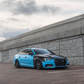 SD Carbon Fiber Tempered Glass Hood Bonnet For Audi A4 S4 2017-ON B9 B9.5 Aftermarket Carbon Fiber Part / Bodykit - Robot Bodykits