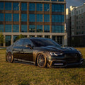 SD Carbon Fiber Tempered Glass Hood Bonnet For Audi A4 S4 2017-ON B9 B9.5 Aftermarket Carbon Fiber Part / Bodykit - Robot Bodykits