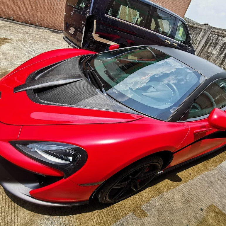 SD Carbon McLaren 540C 570S Full Prepreg / Dry Carbon P1 / Senna Style Bonnet Aftermarket Carbon Fiber Part / Bodykit - Robot Bodykits