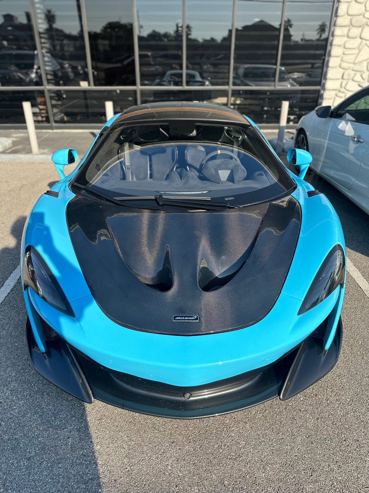 SD Carbon McLaren 540C 570S Full Prepreg / Dry Carbon P1 / Senna Style Bonnet Aftermarket Carbon Fiber Part / Bodykit - Robot Bodykits