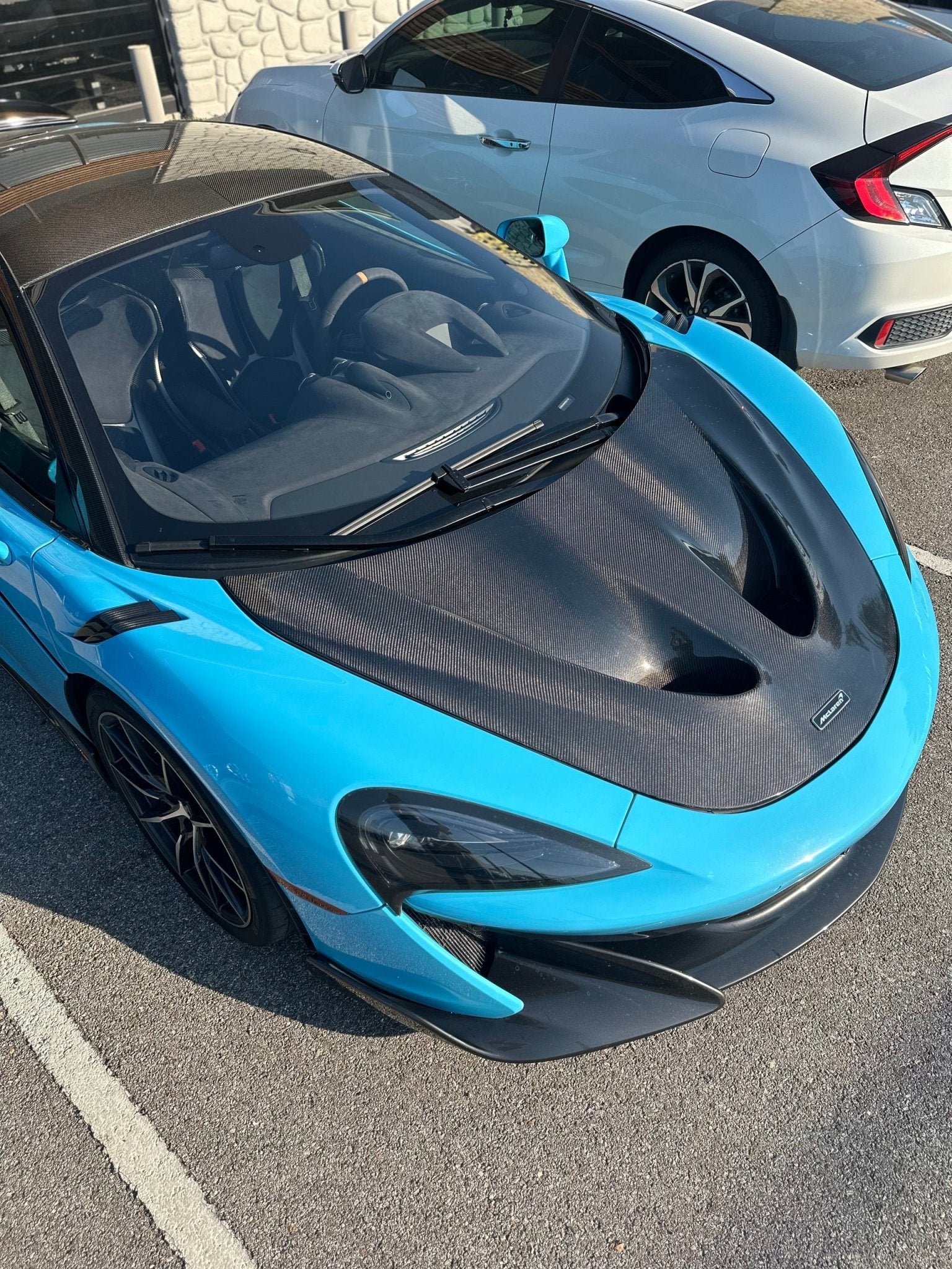 SD Carbon McLaren 540C 570S Full Prepreg / Dry Carbon P1 / Senna Style Bonnet Aftermarket Carbon Fiber Part / Bodykit - Robot Bodykits