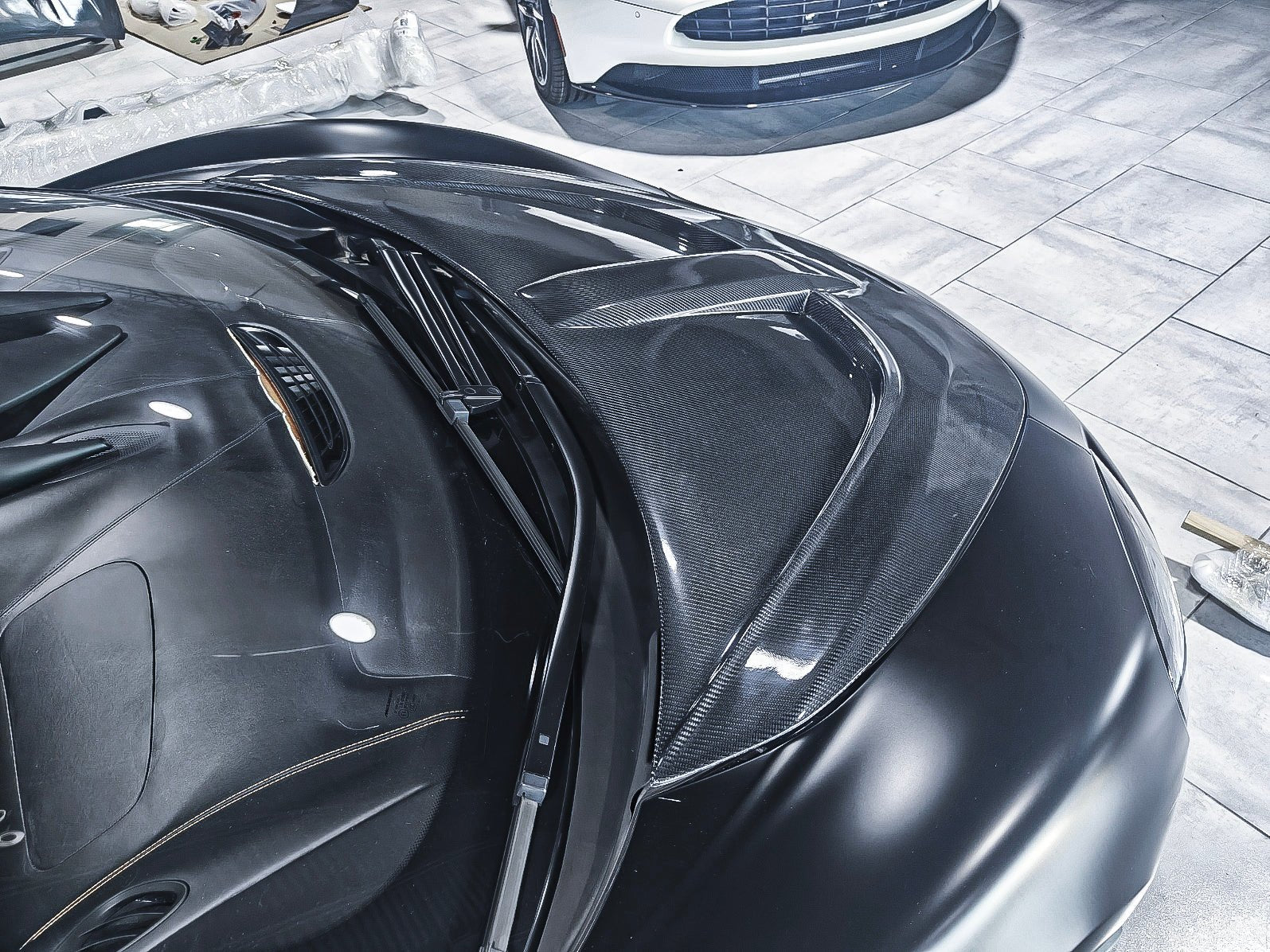 SD Carbon McLaren 540C 570S Full Prepreg / Dry Carbon P1 / Senna Style Bonnet Aftermarket Carbon Fiber Part / Bodykit - Robot Bodykits