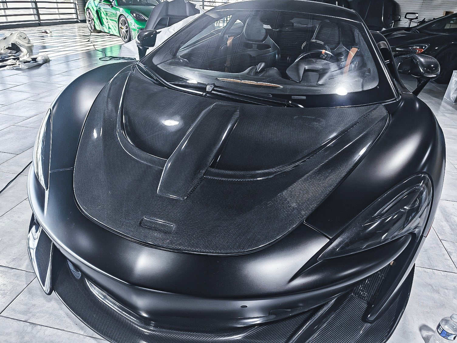 SD Carbon McLaren 540C 570S Full Prepreg / Dry Carbon P1 / Senna Style Bonnet Aftermarket Carbon Fiber Part / Bodykit - Robot Bodykits