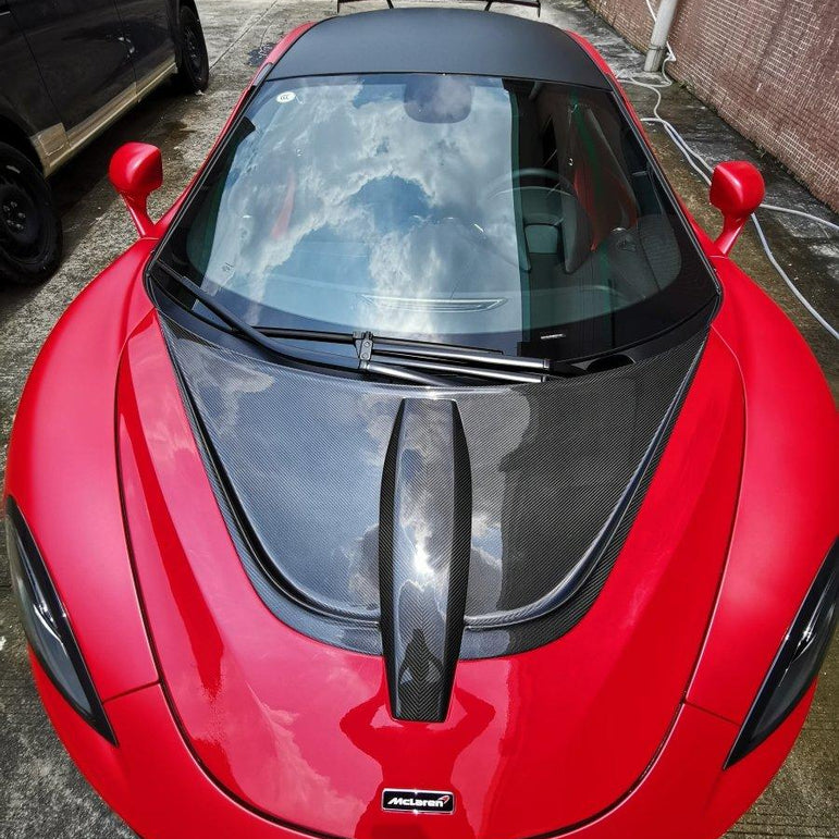 SD Carbon McLaren 540C 570S Full Prepreg / Dry Carbon P1 / Senna Style Bonnet Aftermarket Carbon Fiber Part / Bodykit - Robot Bodykits