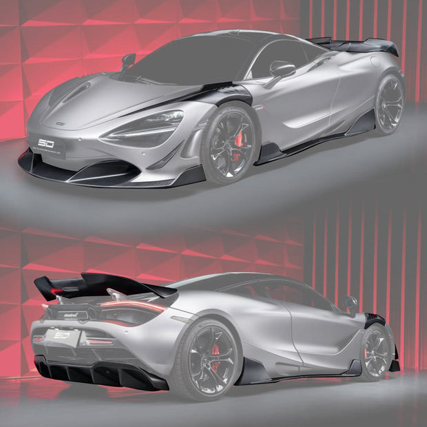 SD Carbon McLaren 720s R Style Dry - Carbon Full Body Kit Aftermarket Carbon Fiber Part / Bodykit - Robot Bodykits