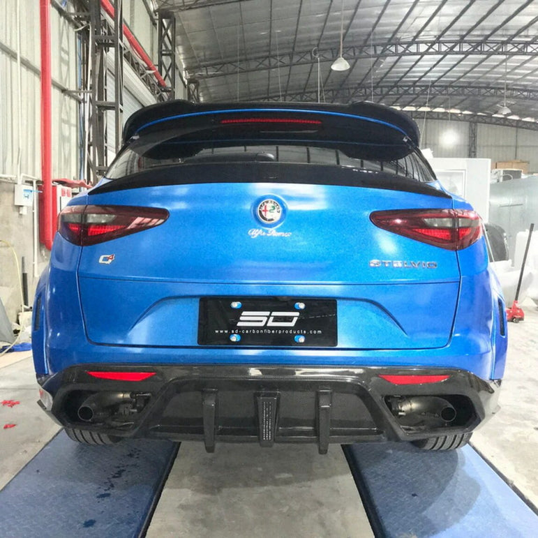 SD Carbon Partial Carbon Fiber Widebody Kit For Alfa Romeo Stelvio 2.0T Aftermarket Carbon Fiber Part / Bodykit - Robot Bodykits