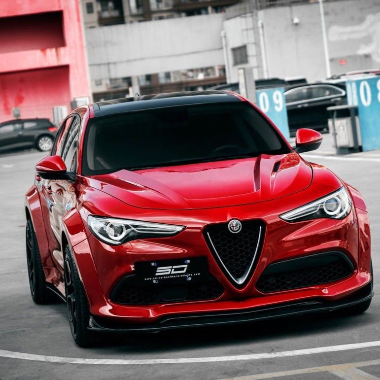 SD Carbon Partial Carbon Fiber Widebody Kit For Alfa Romeo Stelvio 2.0T Aftermarket Carbon Fiber Part / Bodykit - Robot Bodykits