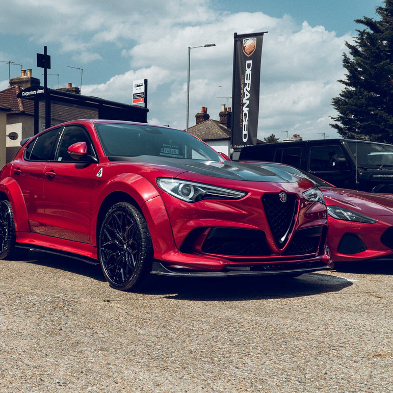 SD Carbon Partial Carbon Fiber Widebody Kit For Alfa Romeo Stelvio 2.0T Aftermarket Carbon Fiber Part / Bodykit - Robot Bodykits