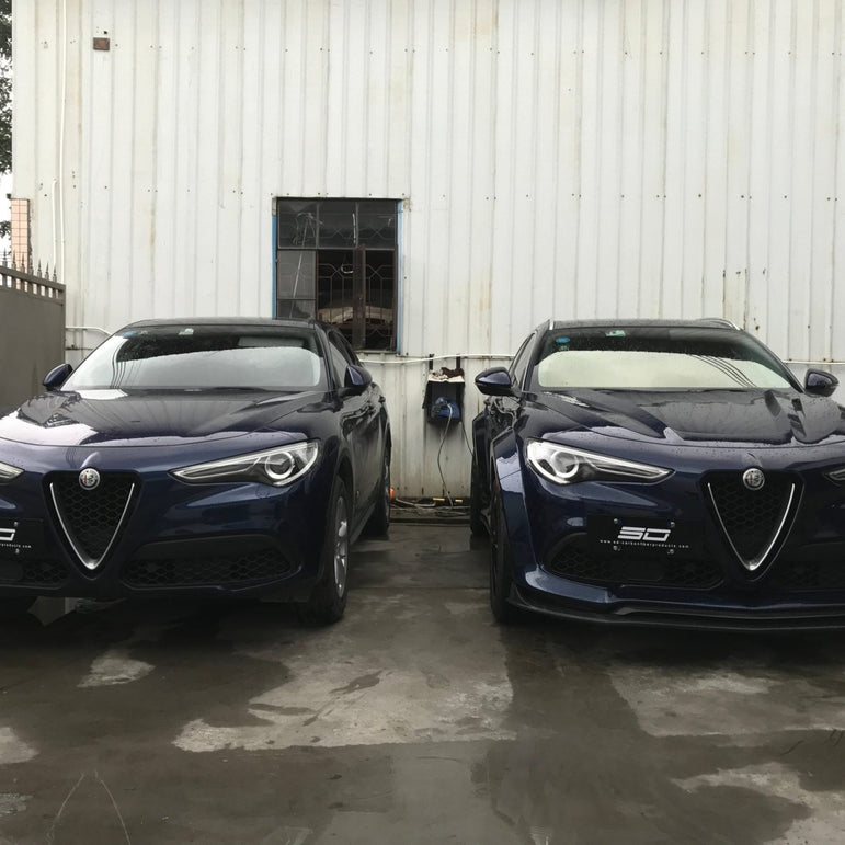 SD Carbon Partial Carbon Fiber Widebody Kit For Alfa Romeo Stelvio 2.0T Aftermarket Carbon Fiber Part / Bodykit - Robot Bodykits