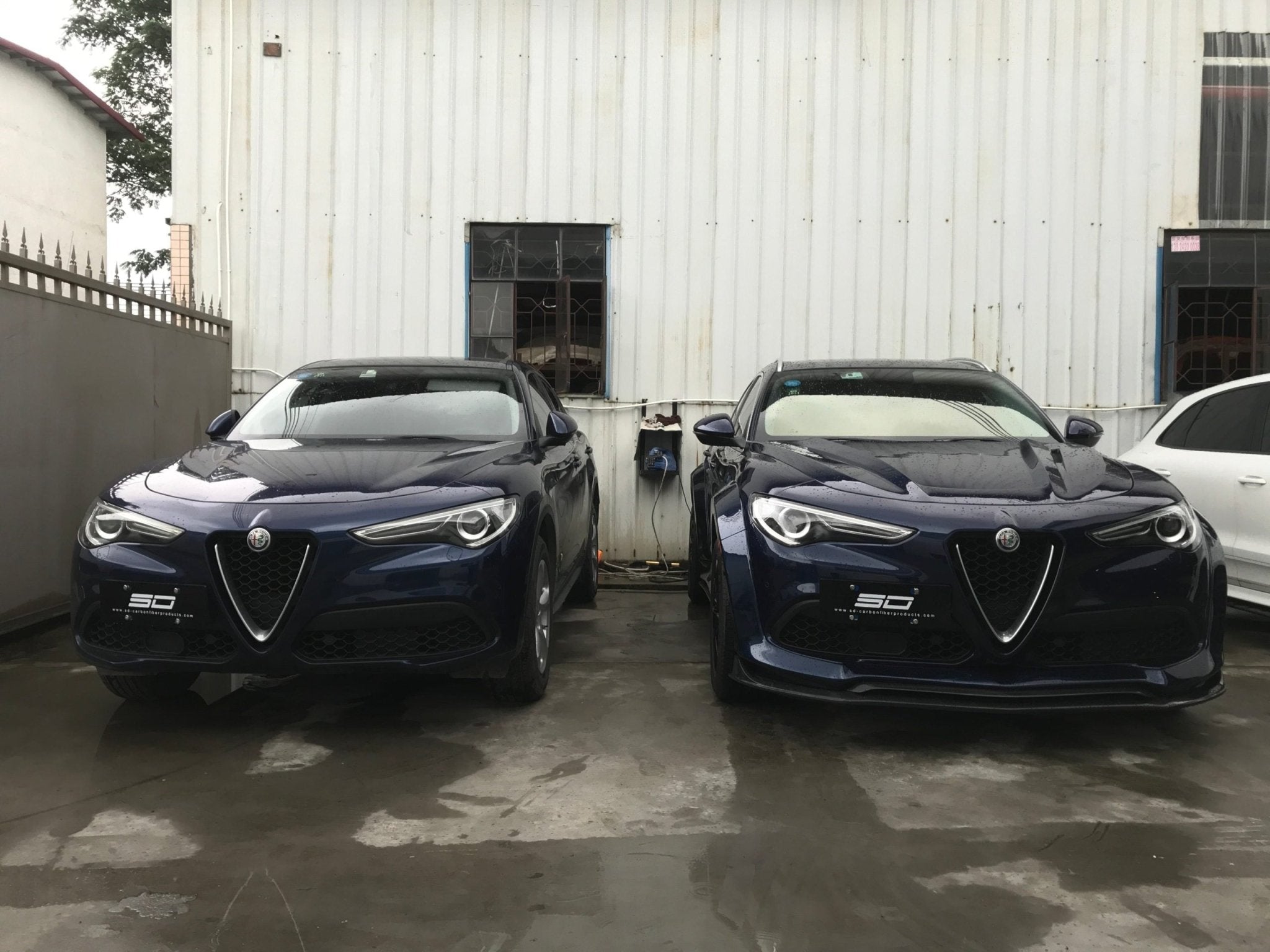 SD Carbon Partial Carbon Fiber Widebody Kit For Alfa Romeo Stelvio 2.0T Aftermarket Carbon Fiber Part / Bodykit - Robot Bodykits