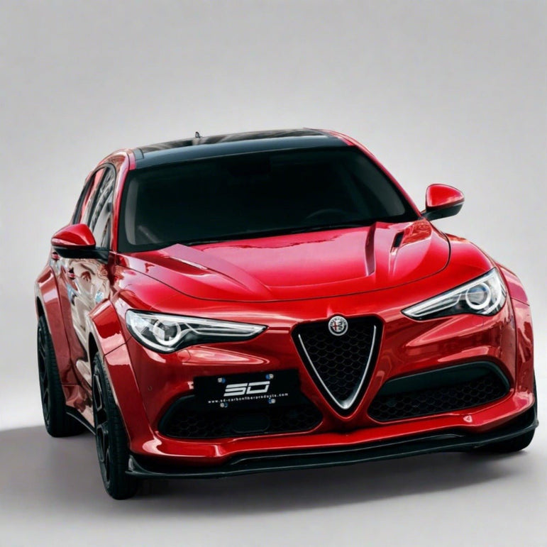 SD Carbon Partial Carbon Fiber Widebody Kit For Alfa Romeo Stelvio 2.0T Aftermarket Carbon Fiber Part / Bodykit - Robot Bodykits