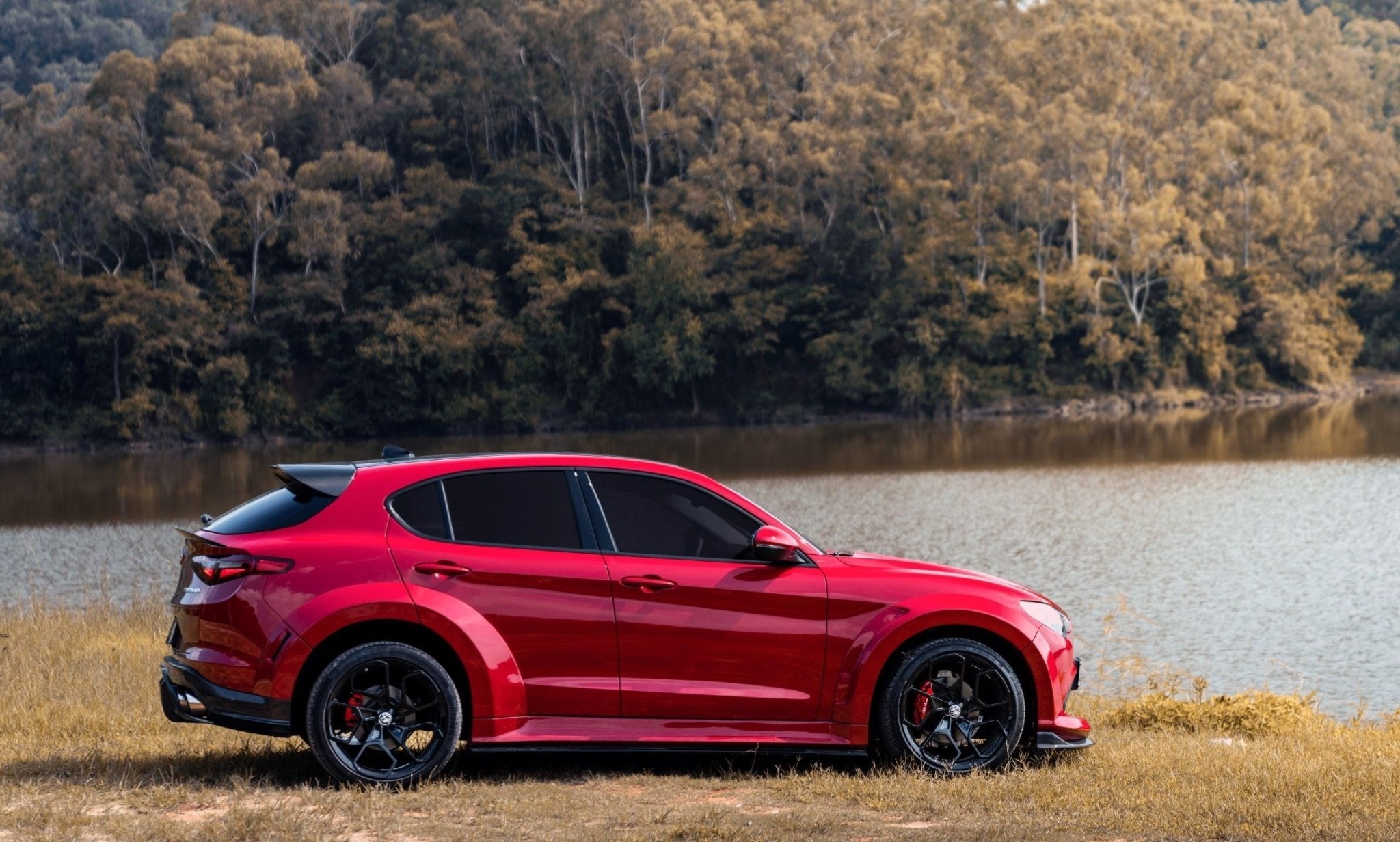 SD Carbon Partial Carbon Fiber Widebody Kit For Alfa Romeo Stelvio 2.0T Aftermarket Carbon Fiber Part / Bodykit - Robot Bodykits