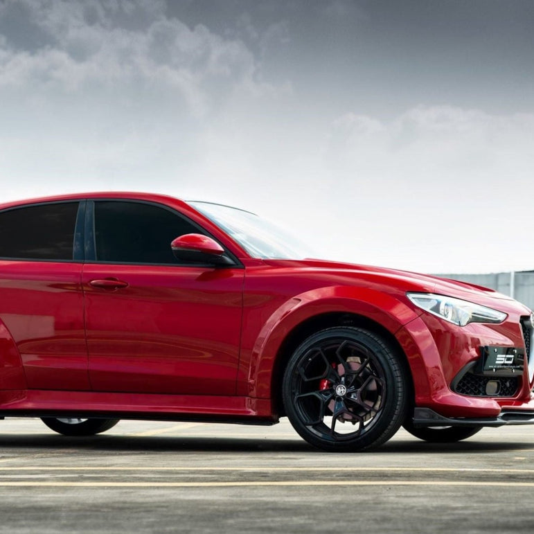 SD Carbon Pre - preg Carbon Fiber Rear Trunk Spoiler For Alfa Romeo Stelvio Aftermarket Carbon Fiber Part / Bodykit - Robot Bodykits