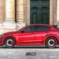 SD Carbon Pre-preg Carbon Fiber Rear Trunk Spoiler For Alfa Romeo Stelvio Aftermarket Carbon Fiber Part / Bodykit - Robot Bodykits