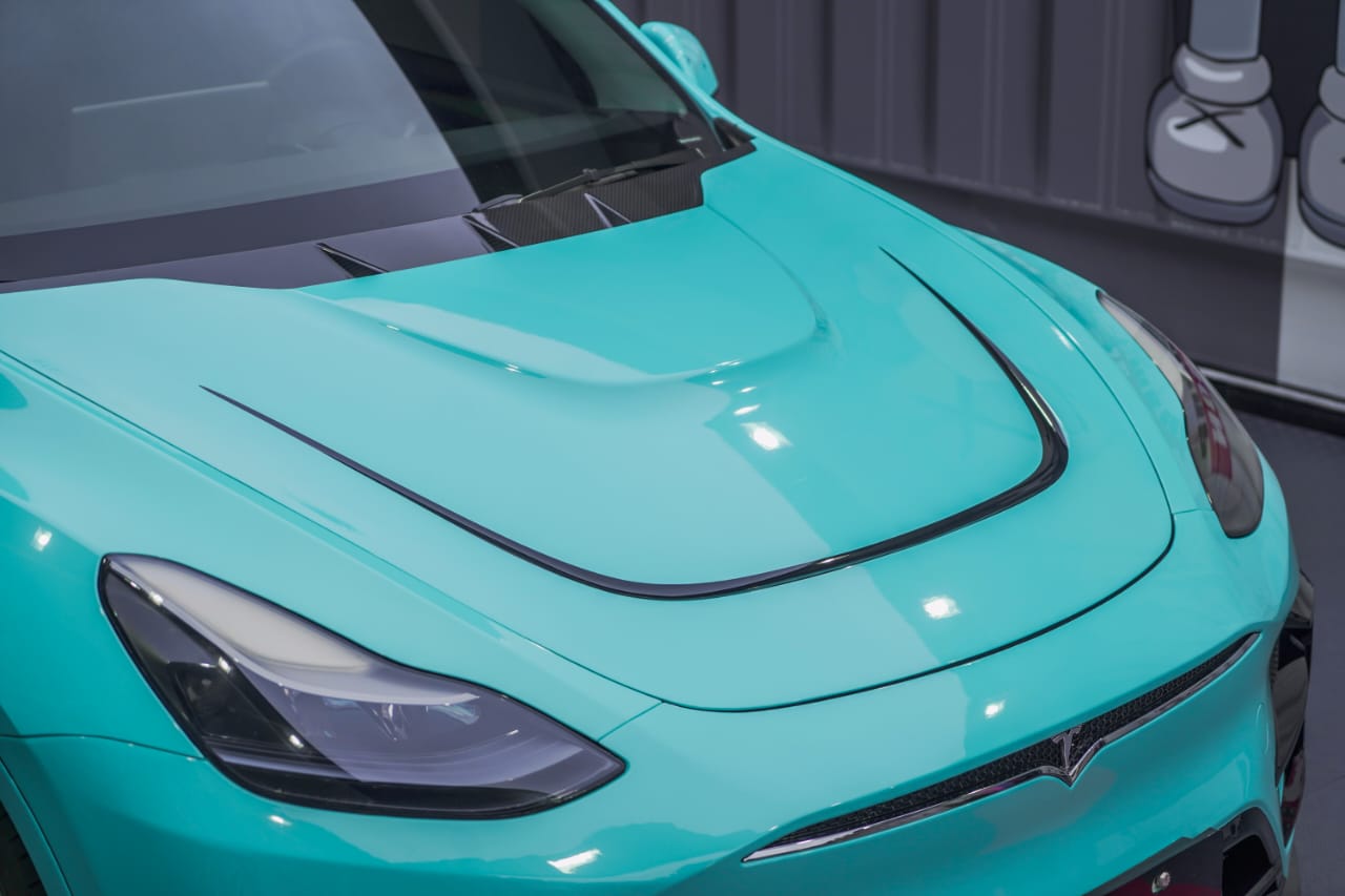SD Carbon Tesla Model Y Full Plastic or Dry Carbon Narrowbody Bodykit Aftermarket Carbon Fiber Part / Bodykit - Robot Bodykits