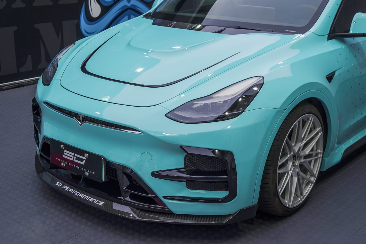 SD Carbon Tesla Model Y Full Plastic or Dry Carbon Narrowbody Bodykit Aftermarket Carbon Fiber Part / Bodykit - Robot Bodykits