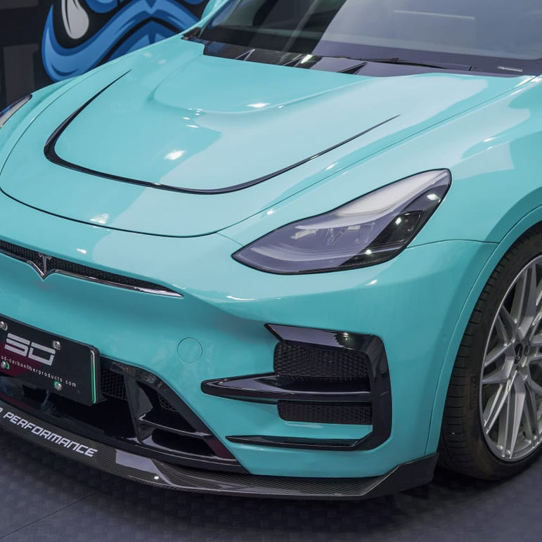 SD Carbon Tesla Model Y Full Plastic or Dry Carbon Narrowbody Bodykit Aftermarket Carbon Fiber Part / Bodykit - Robot Bodykits