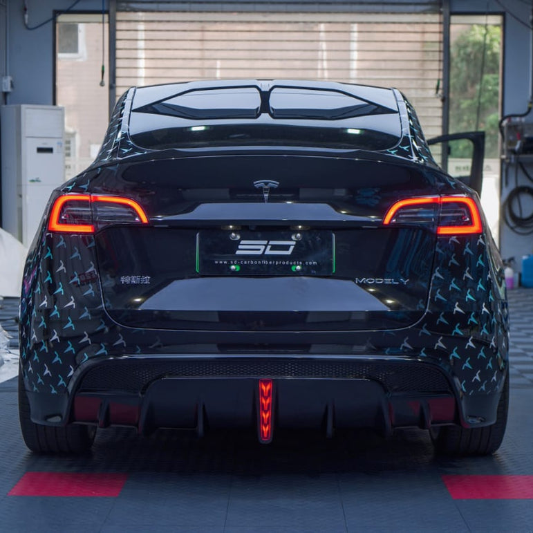 SD Carbon Tesla Model Y Full Plastic or Dry Carbon Narrowbody Bodykit Aftermarket Carbon Fiber Part / Bodykit - Robot Bodykits