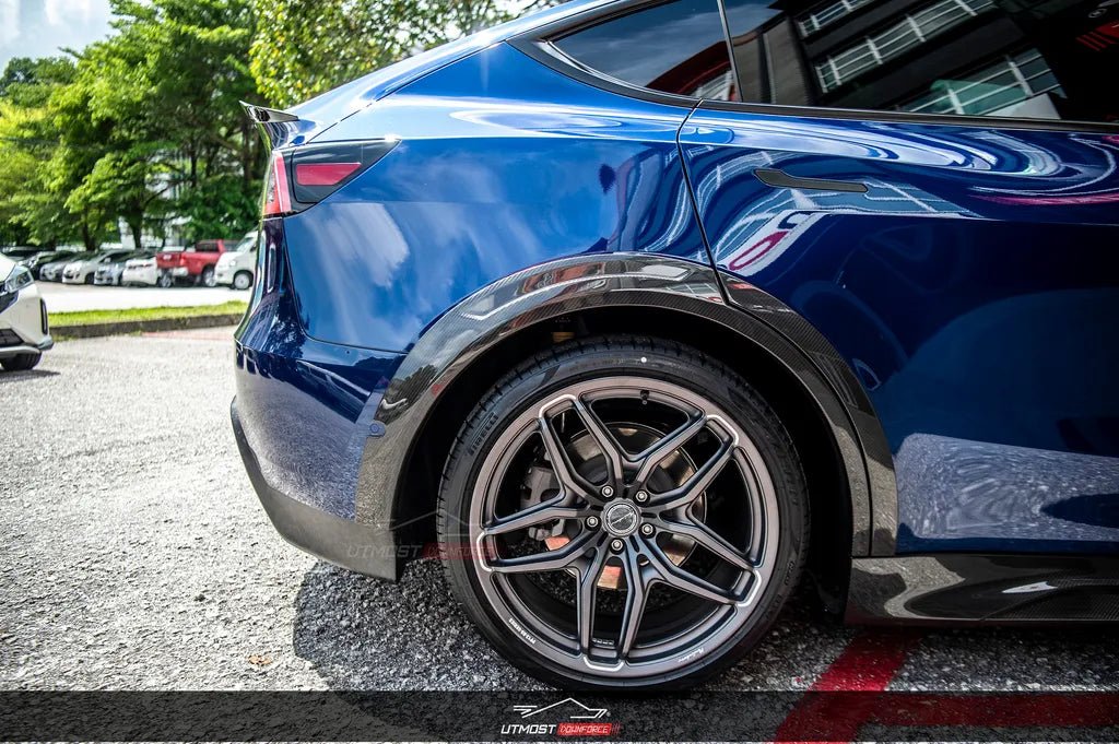 SD Carbon Tesla Model Y Full Plastic or Dry Carbon Widebody Bodykit Aftermarket Carbon Fiber Part / Bodykit - Robot Bodykits