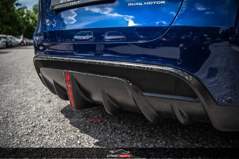 SD Carbon Tesla Model Y Full Plastic or Dry Carbon Widebody Bodykit Aftermarket Carbon Fiber Part / Bodykit - Robot Bodykits
