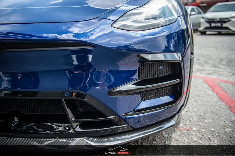 SD Carbon Tesla Model Y Full Plastic or Dry Carbon Widebody Bodykit Aftermarket Carbon Fiber Part / Bodykit - Robot Bodykits