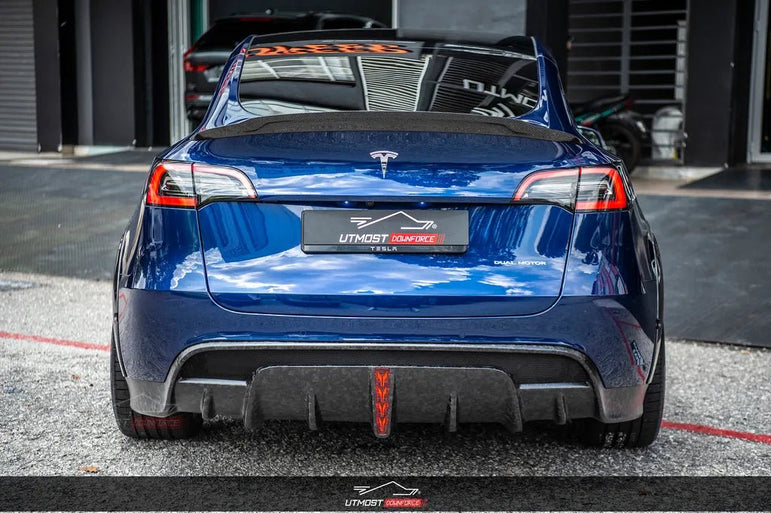 SD Carbon Tesla Model Y Full Plastic or Dry Carbon Widebody Bodykit Aftermarket Carbon Fiber Part / Bodykit - Robot Bodykits