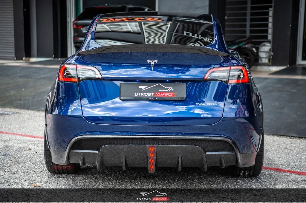 SD Carbon Tesla Model Y Full Plastic or Dry Carbon Widebody Bodykit Aftermarket Carbon Fiber Part / Bodykit - Robot Bodykits