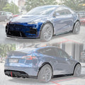 SD Carbon Tesla Model Y Full Plastic or Dry Carbon Widebody Bodykit Aftermarket Carbon Fiber Part / Bodykit - Robot Bodykits