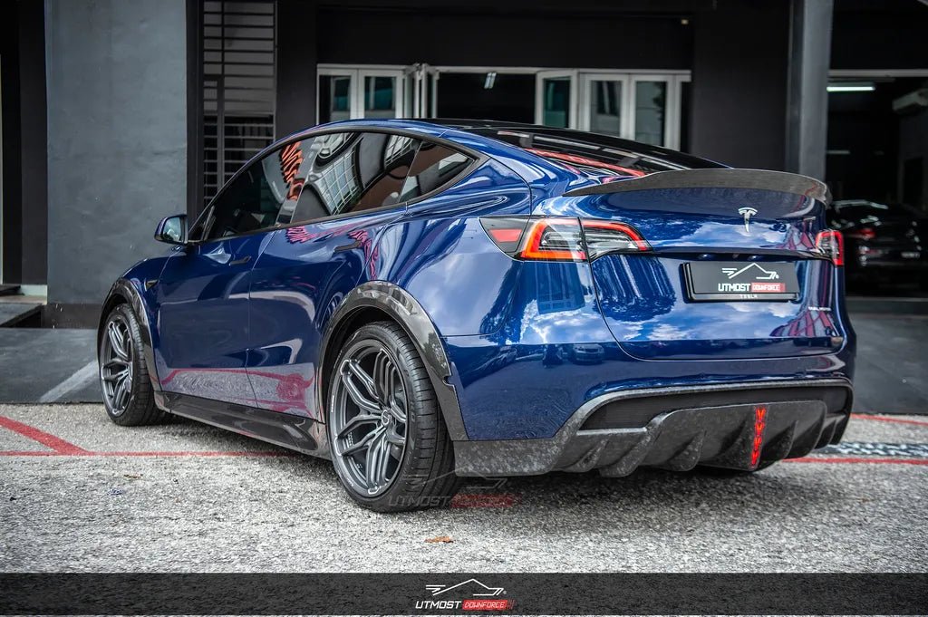 SD Carbon Tesla Model Y Full Plastic or Dry Carbon Widebody Bodykit Aftermarket Carbon Fiber Part / Bodykit - Robot Bodykits