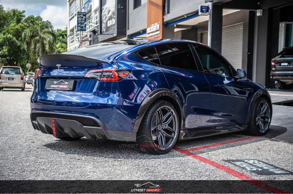 SD Carbon Tesla Model Y Full Plastic or Dry Carbon Widebody Bodykit Aftermarket Carbon Fiber Part / Bodykit - Robot Bodykits