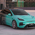 SD Carbon Tesla Model Y PP Front Bumper Aftermarket Carbon Fiber Part / Bodykit - Robot Bodykits
