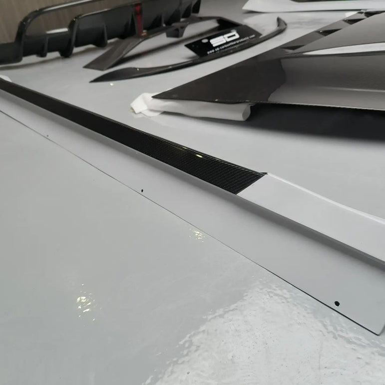 SD Carbon Tesla Model Y PP Front Bumper Aftermarket Carbon Fiber Part / Bodykit - Robot Bodykits