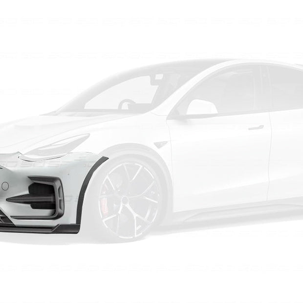 SD Carbon Tesla Model Y PP Front Bumper Aftermarket Carbon Fiber Part / Bodykit - Robot Bodykits