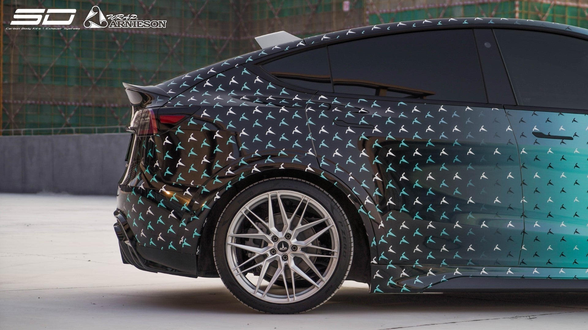 SD Carbon Widebody Wheel Arches For Tesla Model Y / Performance Aftermarket Carbon Fiber Part / Bodykit - Robot Bodykits