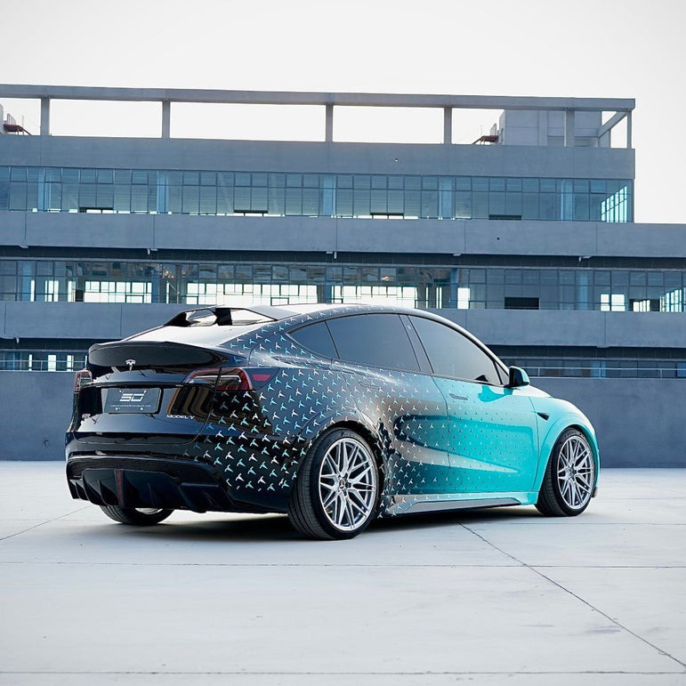 SD Carbon Widebody Wheel Arches For Tesla Model Y / Performance Aftermarket Carbon Fiber Part / Bodykit - Robot Bodykits