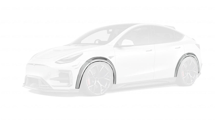SD Carbon Widebody Wheel Arches For Tesla Model Y / Performance Aftermarket Carbon Fiber Part / Bodykit - Robot Bodykits