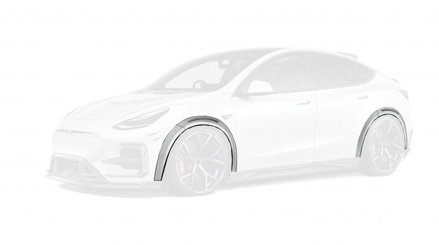 SD Carbon Widebody Wheel Arches For Tesla Model Y / Performance Aftermarket Carbon Fiber Part / Bodykit - Robot Bodykits