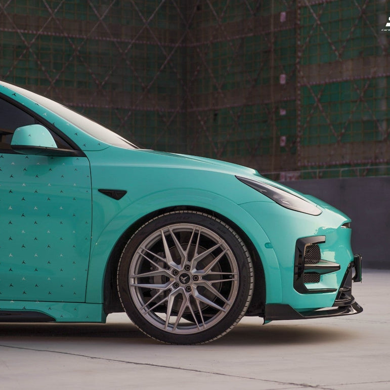 SD Carbon Widebody Wheel Arches For Tesla Model Y / Performance Aftermarket Carbon Fiber Part / Bodykit - Robot Bodykits